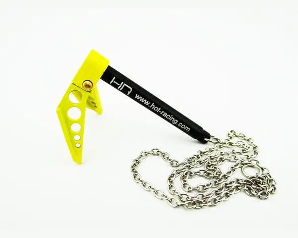 Hot Racing - Scale Portable Fold Up Winch Anchor 1/10 (Yellow) 1