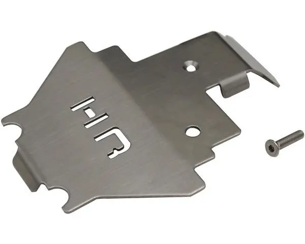 Hot Racing - Stainless Steel Center Belly Pan Armor Skid Plate, For Traxxas Trx-4 1