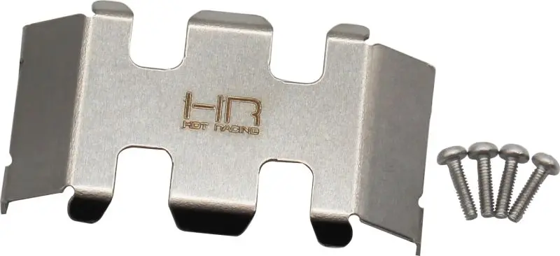 Hot Racing - Stainless Steel Center Belly Skid Plate, For Axial Scx24 1