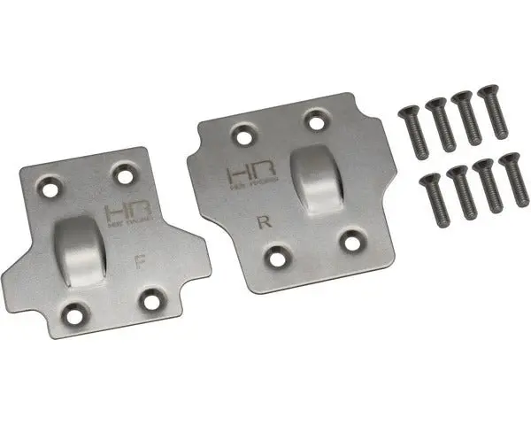 Hot Racing - Stainless Steel Skid Plate Set, For Arrma Kraton/ Outcast/ Talion 1