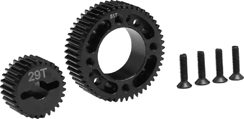 Hot Racing - Stealth X Drive Od3 Gear Set Machined 1