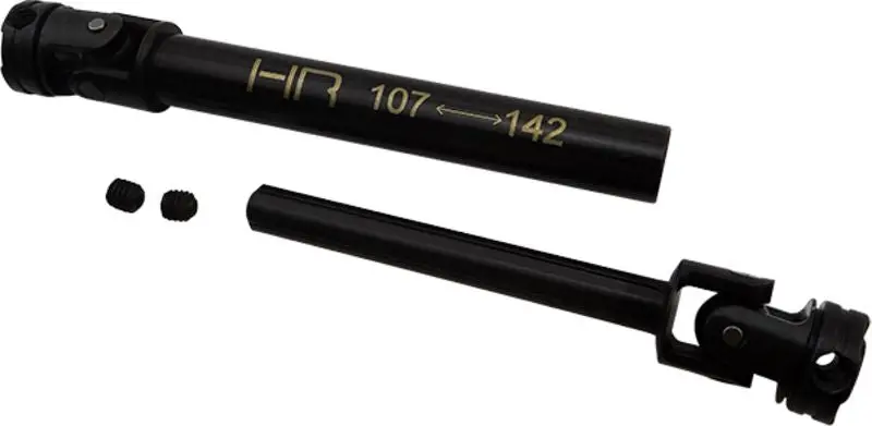 Hot Racing - Steel Center U Joints Drive Shaft, For Tamiya 1/14 Tractor Truck, 107-142Mm 1
