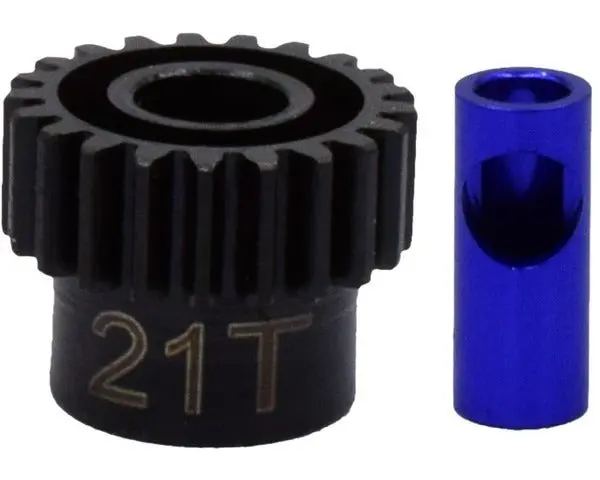 Hot Racing - Steel Pinion Gear, 21 Tooth, 0.6 Module, For 5Mm/1/8In Motor Shafts 1