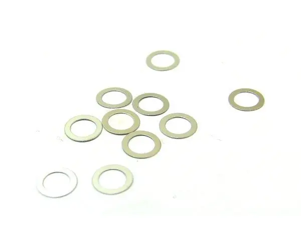 Hot Racing - Steel Shims, 3X4x0.1Mm, 10Pcs 1