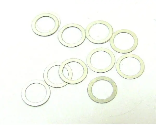 Hot Racing - Steel Shims, 5X6.4X0.1Mm, 10Pcs 1