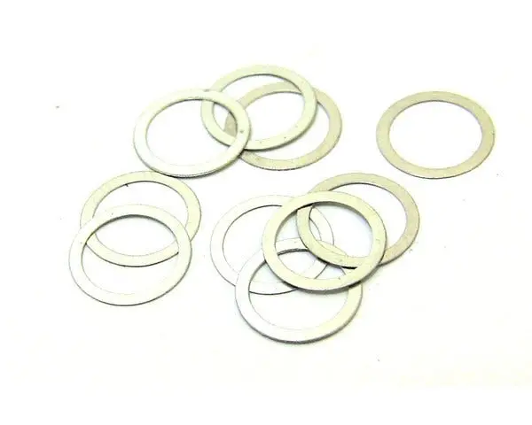Hot Racing - Steel Shims, 6X7.4X0.1Mm, 10Pcs 1