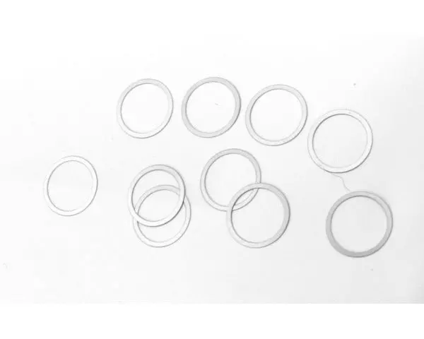 Hot Racing - Steel Shims, 8X9x0.1Mm, 10Pcs 1