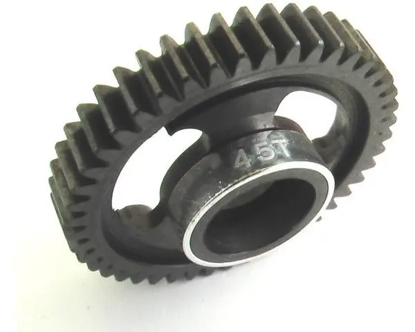 Hot Racing - Steel Spur Gear, 45 Tooth, Silver, For Traxxas 1/16 Scale 1