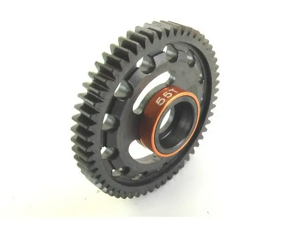 Hot Racing - Steel Spur Gear, 55 Tooth, Gold, For Traxxas 1/16 Scale 1
