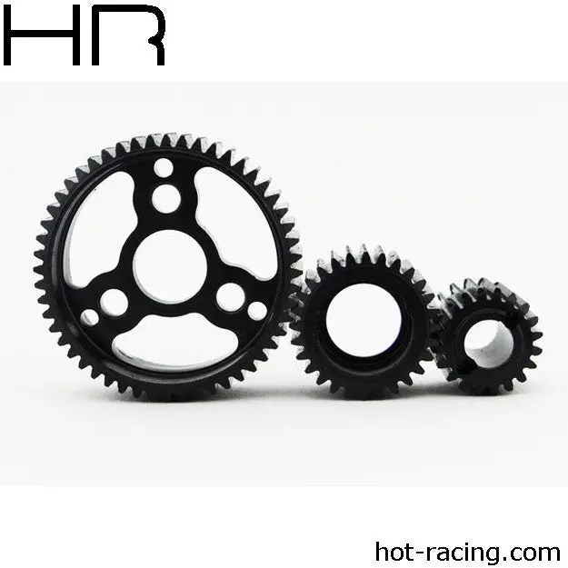 Hot Racing - Super Duty Light Weight Steel Gear Set For Axial Ax10 1