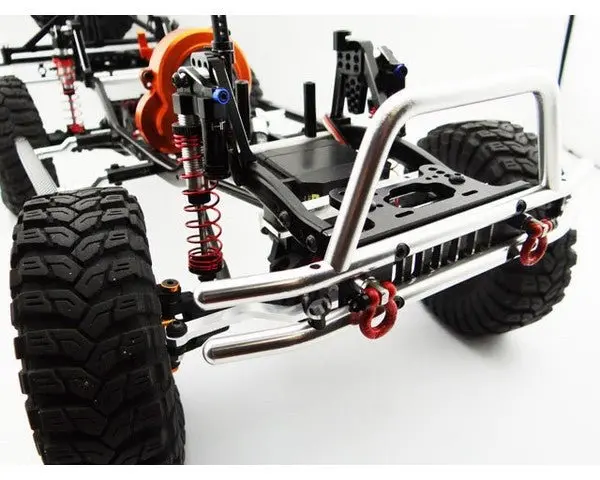 Hot Racing - Tubular Front Bumper W/ Winch And Light Mount 1