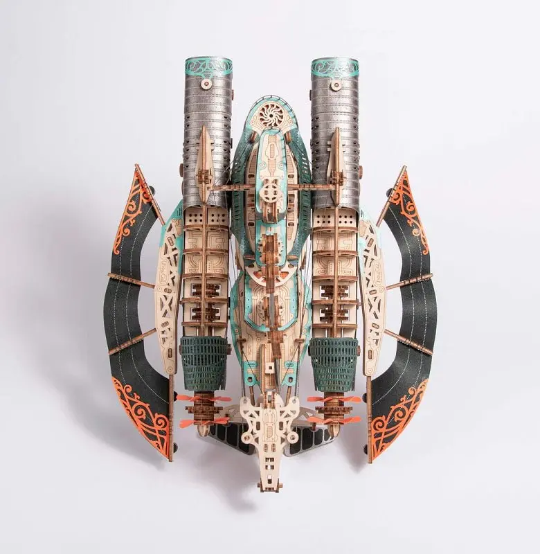 Howcat - 20,000 Leagues - Mfantasy Airship - Grey 2