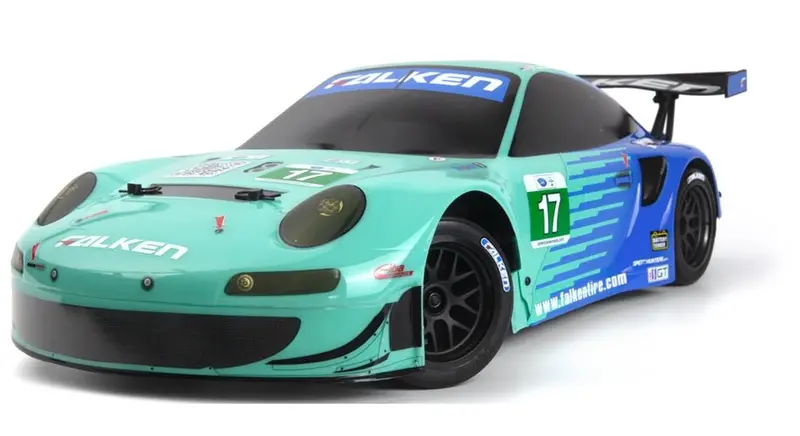 Hpi Racing - 1/10 Electric Sport 3 Porsche 911 Gt3 Rsr Falken - Flux 1