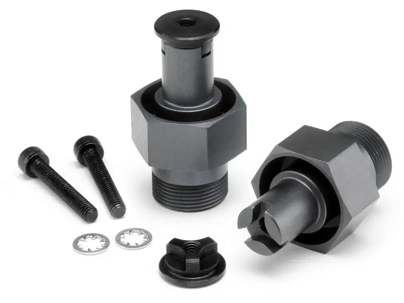 Hpi Racing - 24Mm Hd Front Hex Hub (Gunmetal), Baja 5 1