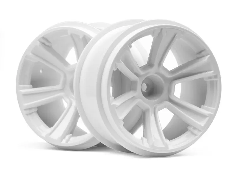 Hpi Racing - 6-Shot Mt Wheel, White, (2Pcs), Jumpshot Mt 1