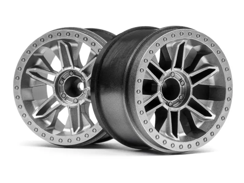 Hpi Racing - 6-Shot St Wheel (Silver/2Pcs) 1