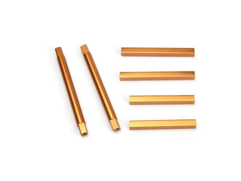 Hpi Racing - Aluminum Chassis Brace Set (Orange) For Mini King Flux Big Kahuna Bronco 4400 1