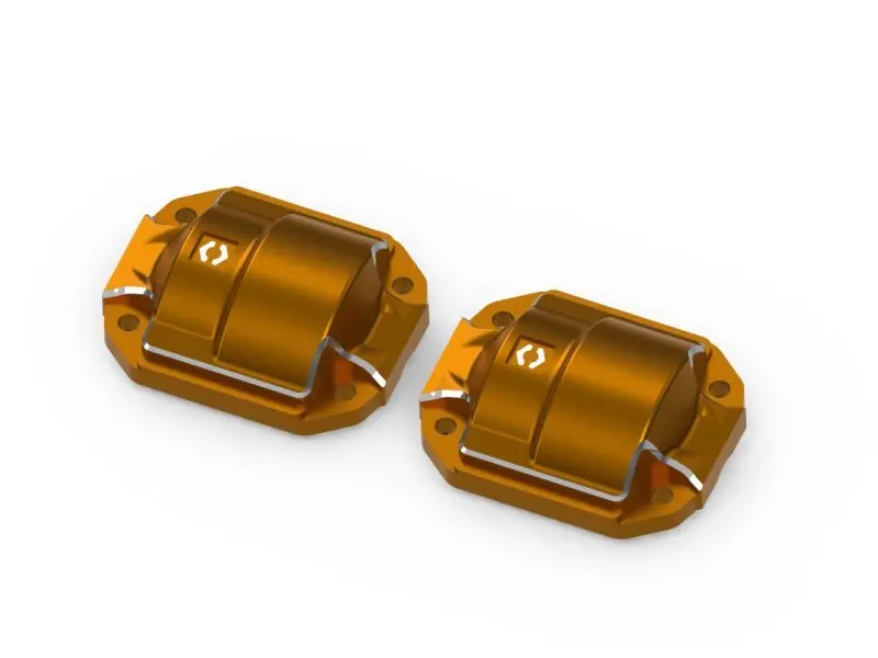 Hpi Racing - Aluminum Diff Cover (Orange / 2Pcs), For Venture18 1