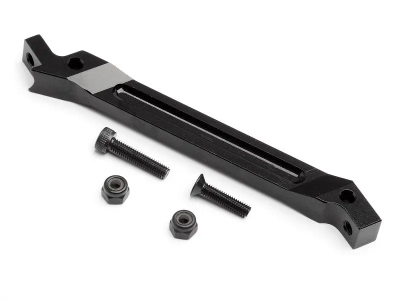 Hpi Racing - Aluminum Front Chassis Brace, Trophy 3.5/4.6 Series (Black) (Opt) 1