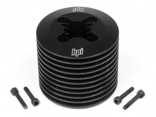Hpi Racing - Aluminum Heatsink Head, Black, (F3.5), Nitro Star 1