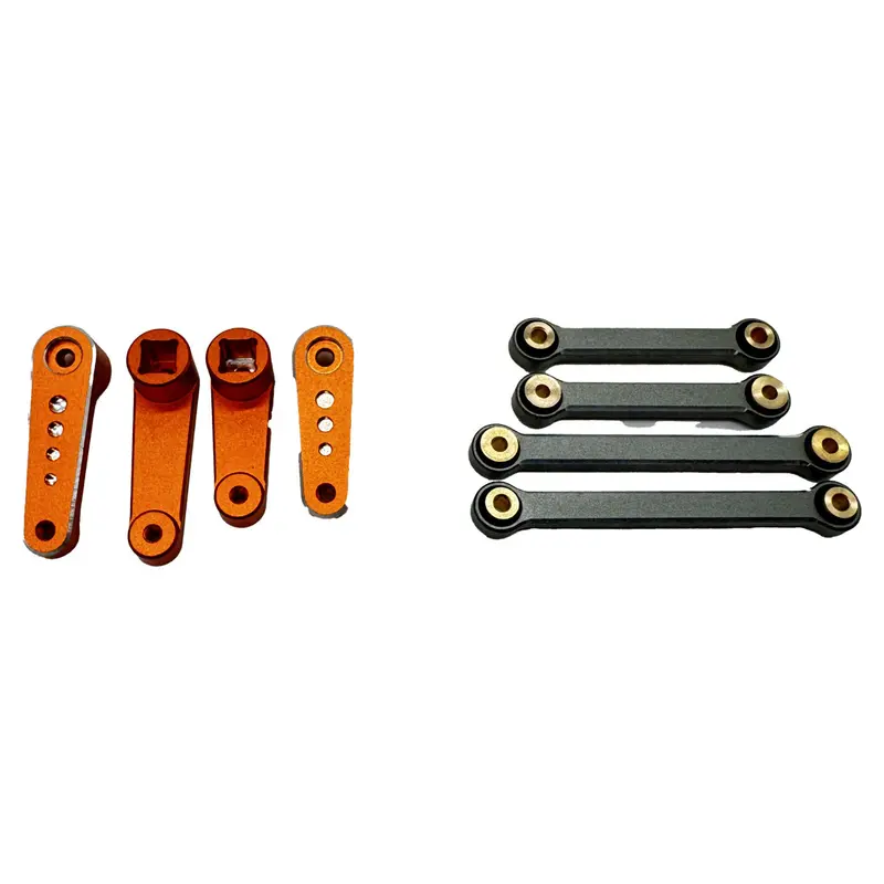 Hpi Racing - Aluminum Sway Bar Set (Gunmetal/Orange/Front/Rear) 1