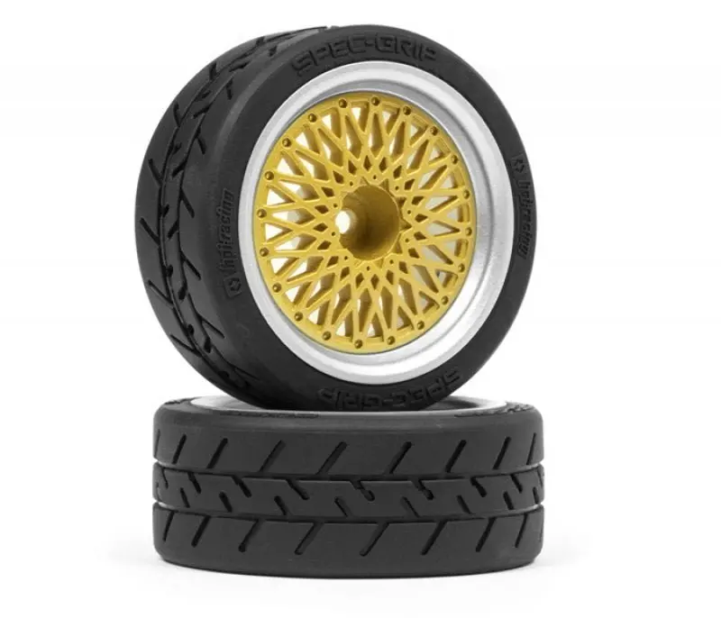 Hpi Racing - Bbs Rs Wheels Silver/Gold 26Mm (6Mm Offset), For 1/10 Touring Cars 1
