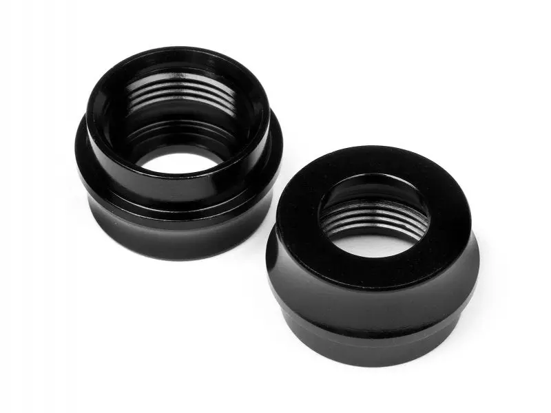 Hpi Racing - Big Bore Shock Bottom Cap, Black, (2Pcs), Vorza Flux 1