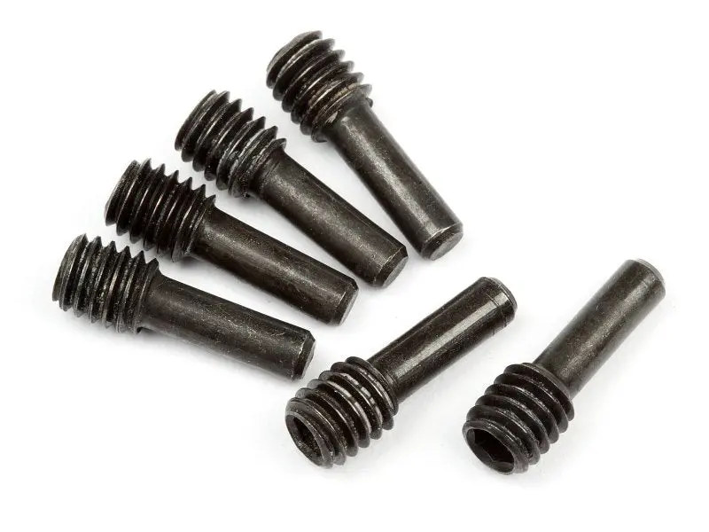Hpi Racing - Black Screw Shaft, M4x2.5X12mm, (6Pcs), Savage X 1