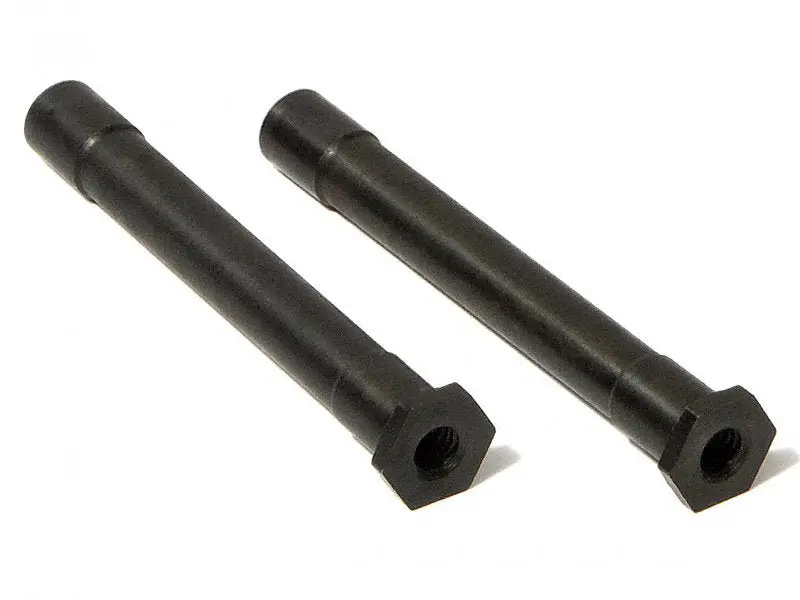 Hpi Racing - Black Steering Crank Post, 6X49mm, (2Pcs), Savage X 1