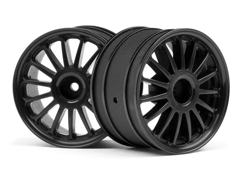 Hpi Racing - Black Tarmac Wheel, 2.2", 57X35mm, For The Wr8 (2Pcs) 1