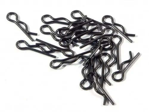 Hpi Racing - Body Clip, 6Mm, Black, (20Pcs) 1