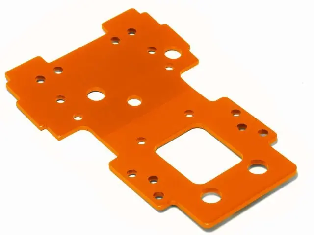 Hpi Racing - Bulkhead Lower Plate, 2.5Mm, Orange, Savage X/Xl 1