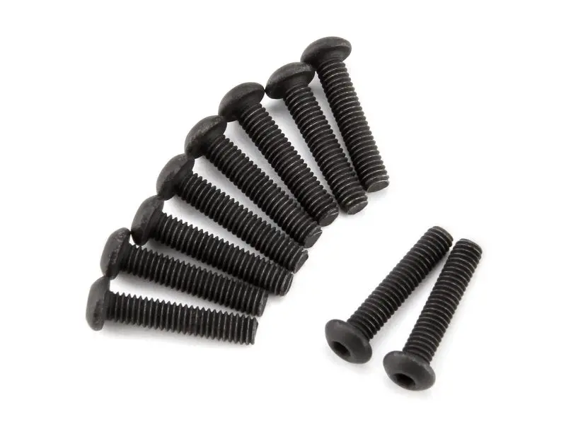 Hpi Racing - Button Head Screw, M2.5X12mm, Hex Socket, (10Pcs), Venture Toyota 1