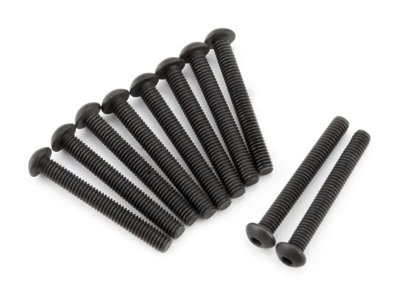 Hpi Racing - Button Head Screw, M2.5X20mm, Hex Socket, (10Pcs), Venture Toyota 1