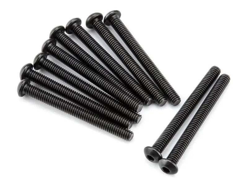 Hpi Racing - Button Head Screw, M2.5X25mm, Hex Socket, (10Pcs), Venture Toyota 1