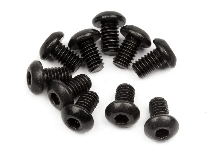 Hpi Racing - Button Head Screw M2.5X4mm (Hex Socket/10Pcs) 1