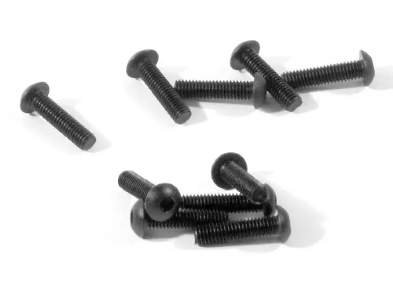 Hpi Racing - Button Head Screw, M3x12mm, Hex Socket, (10Pcs) 1