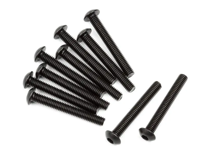 Hpi Racing - Button Head Screw, M3x22mm, Hexhead, (10Pcs) 1