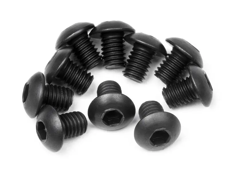 Hpi Racing - Button Head Screw M3x4mm (Hex Socket/10Pcs) 1