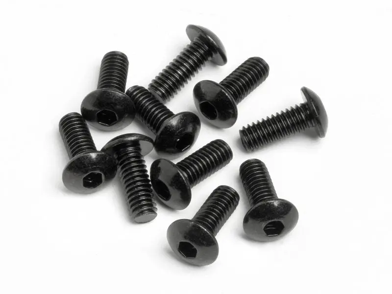 Hpi Racing - Button Head Screw, M4x10mm, Hex Socket, (10Pcs) 1