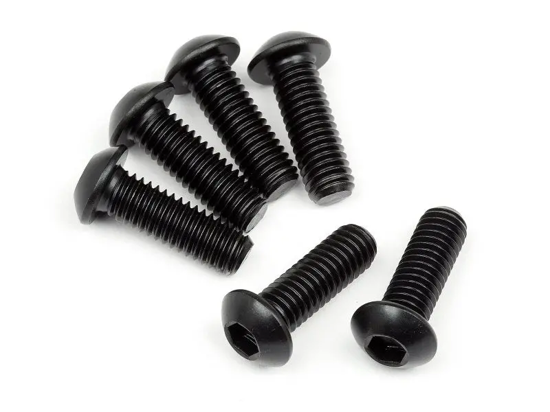 Hpi Racing - Button Head Screw, M6x18mm, 4.0Mm Hex Socket Size (6Pcs) 1