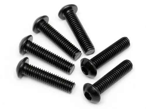 Hpi Racing - Button Head Screw, M6x25mm, Hex Socket, (6Pcs) 1