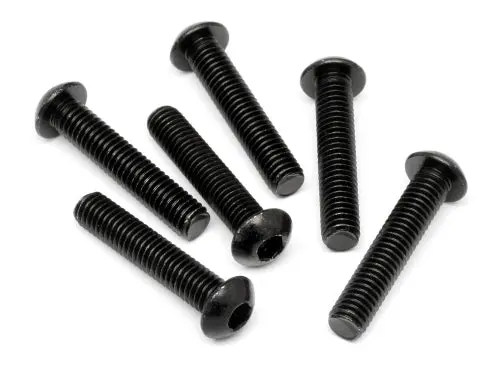 Hpi Racing - Button Head Screw, M6x30mm, Hex Socket, (6Pcs) 1