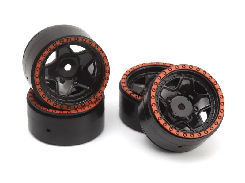 Hpi Racing - Cl-5 Beadlock Wheel 1.2In (Red/4Pcs) 1
