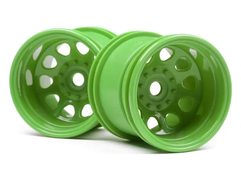 Hpi Racing - Classic King Wheel, Green, 2.2In, (2Pcs) 1