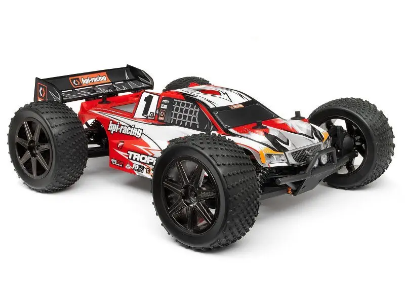 Hpi Racing - Clear Trophy Truggy Flux Bodyshell W/Window Masks And Decals 1