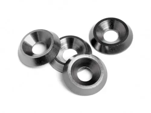 Hpi Racing - Cone Washer, 3X9x2mm, Gunmetal, (4Pcs), E10 1