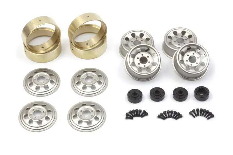 Hpi Racing - Cs-8 Steel Beadlock Wheel 1.2In (Silver / 4Pcs), For Venture18 1