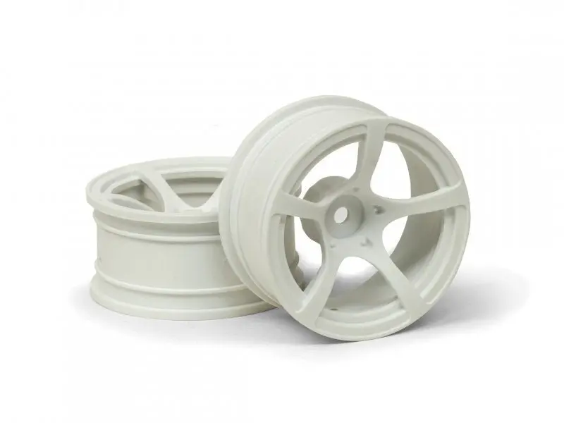 Hpi Racing - D5 Wheel White (9Mm/2Pcs) For 1/10 Touring Cars 1