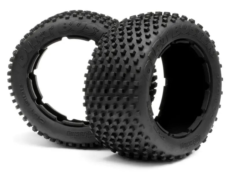 Hpi Racing - Dirt Buster Block Tire, S Comound, 170X80mm, (2Pcs), Baja 5B Rear 1